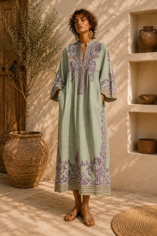 Dopasowana Sukienka Boho
