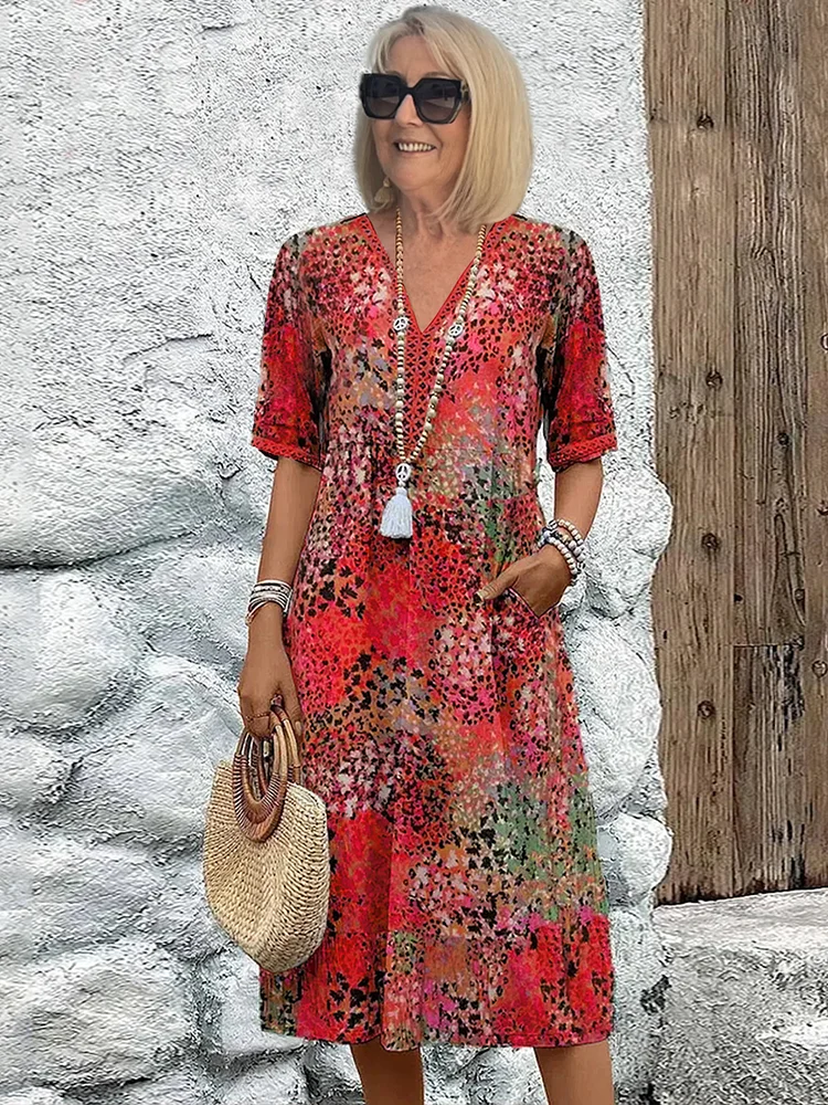 Letnia Sukienka Midi