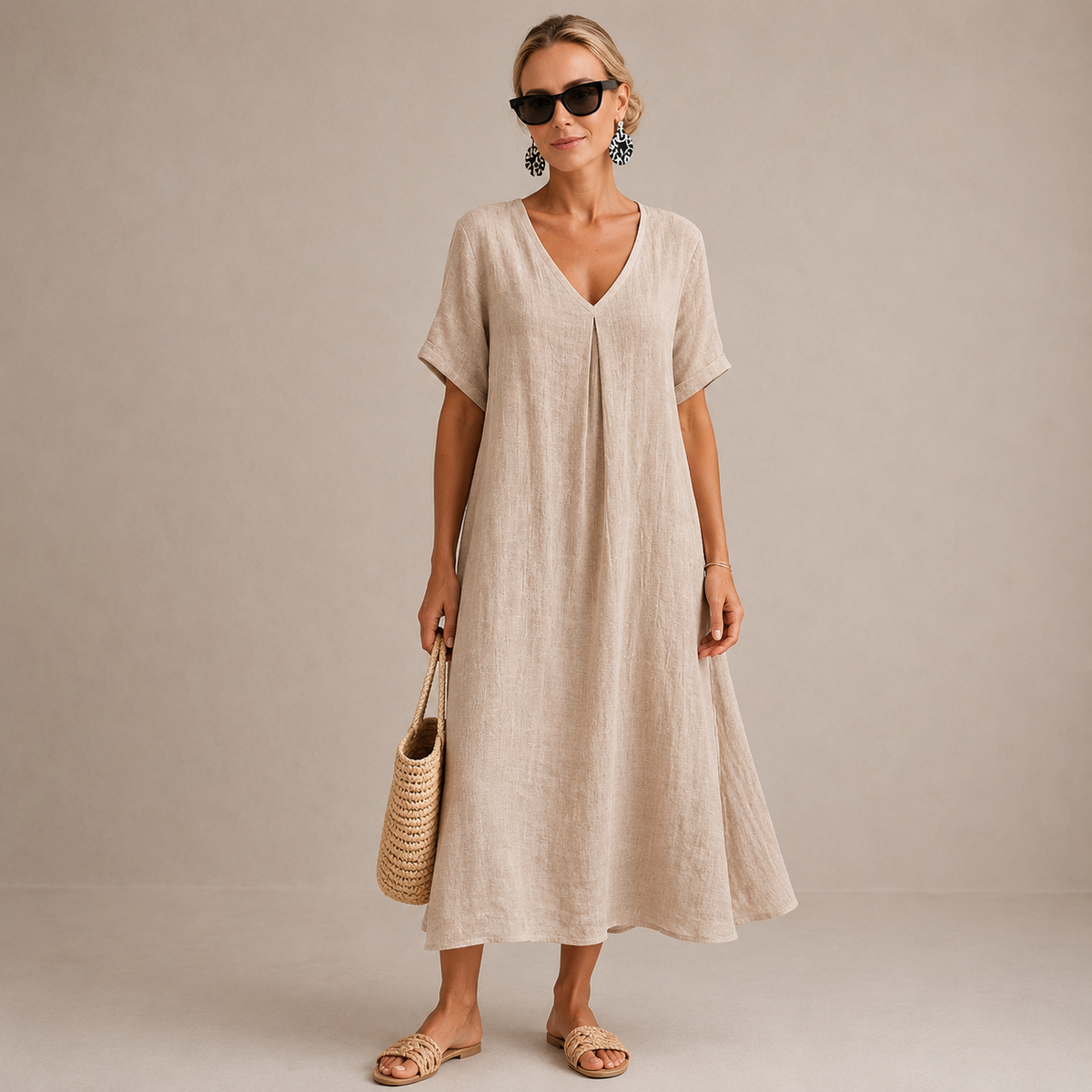 Carolina | Zwiewna Sukienka Maxi