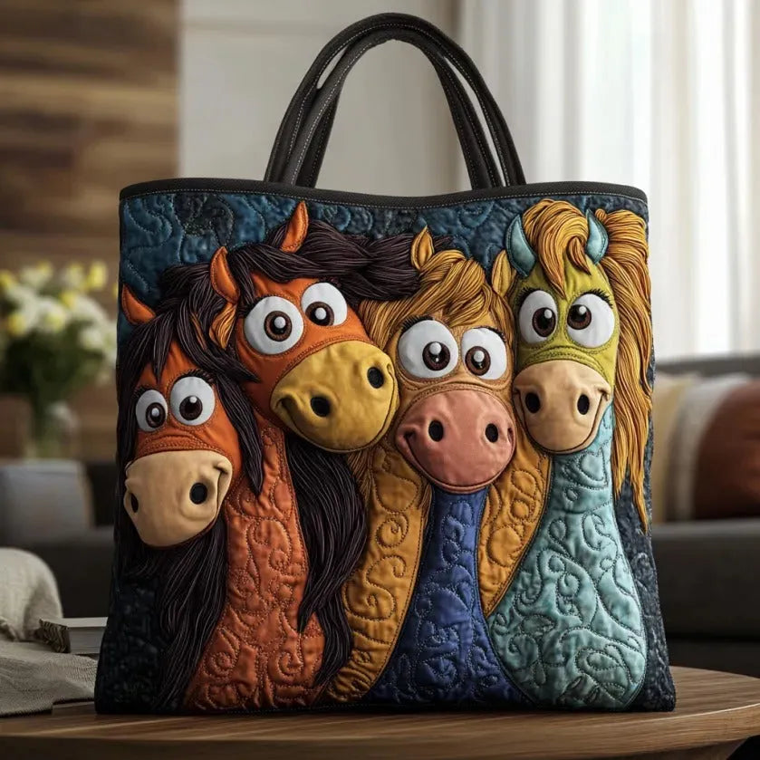 Pikowana Torba Shopper – Kucyk