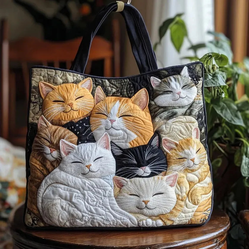 Pikowana Torba Shopper – Senny Wzór