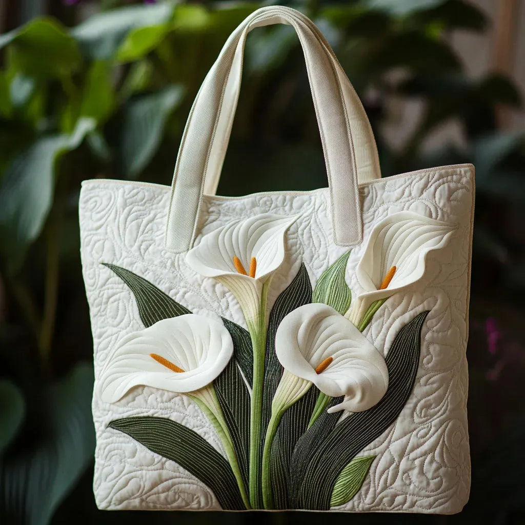 Pikowana Torba Shopper – Białe Muszle