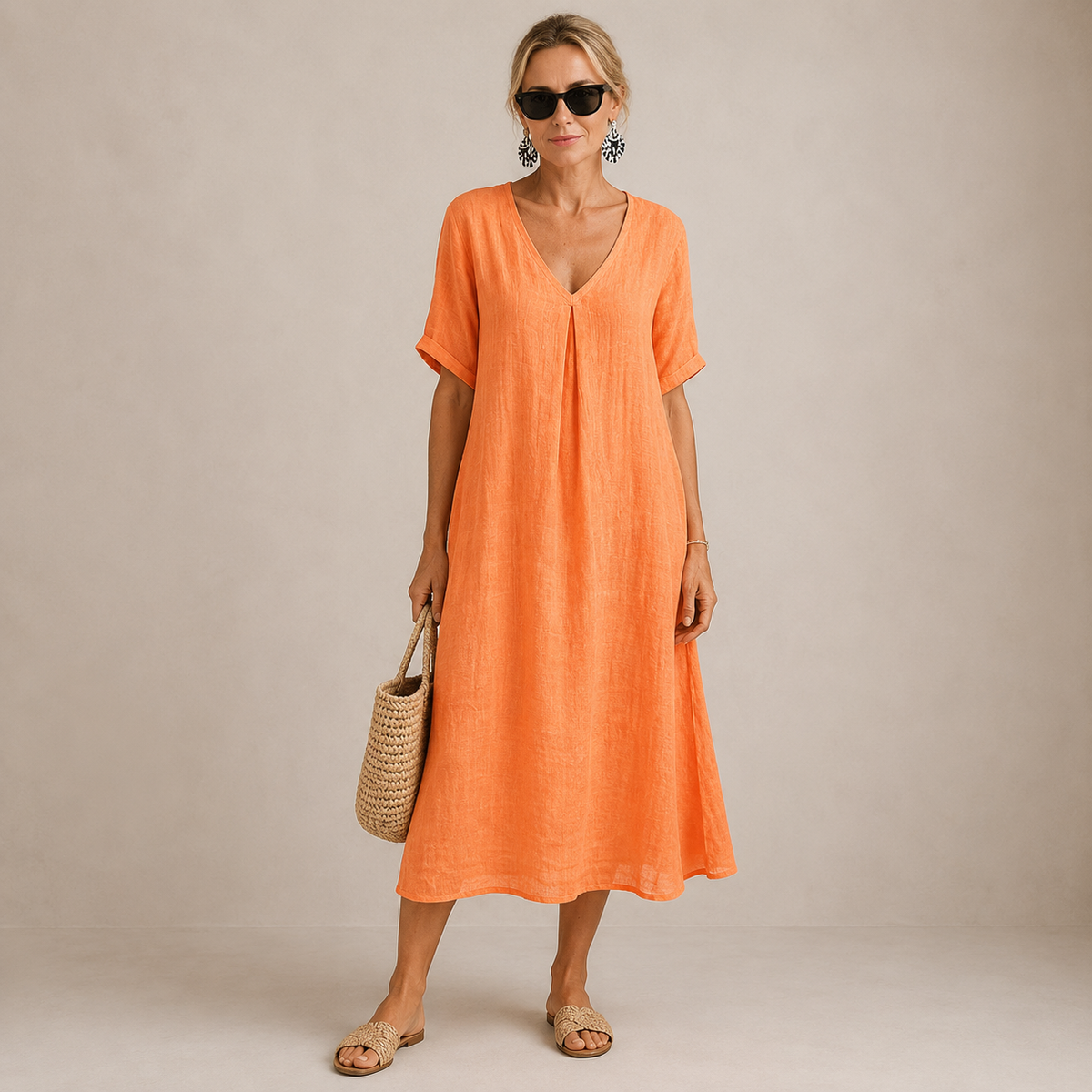 Carolina | Zwiewna Sukienka Maxi