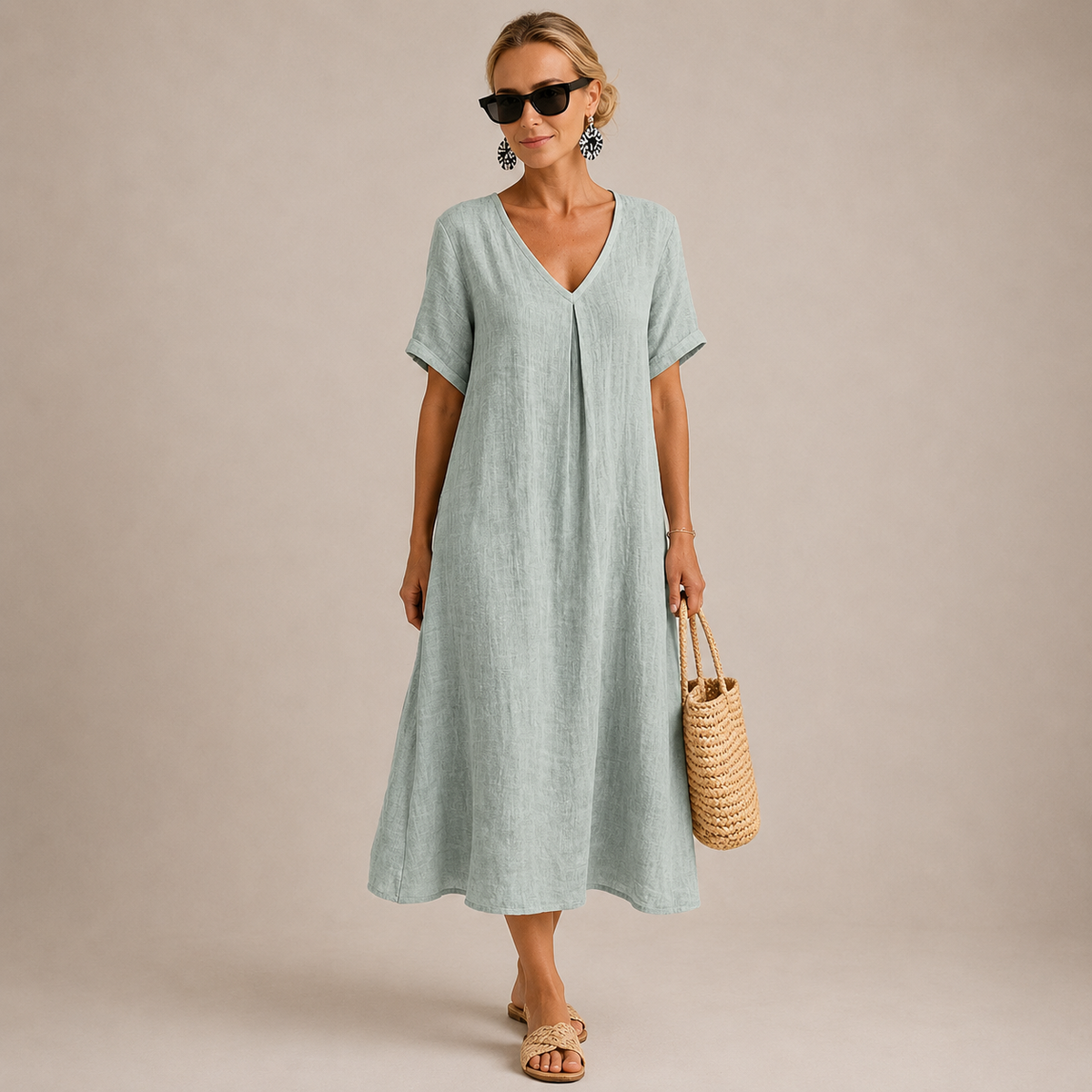 Carolina | Zwiewna Sukienka Maxi