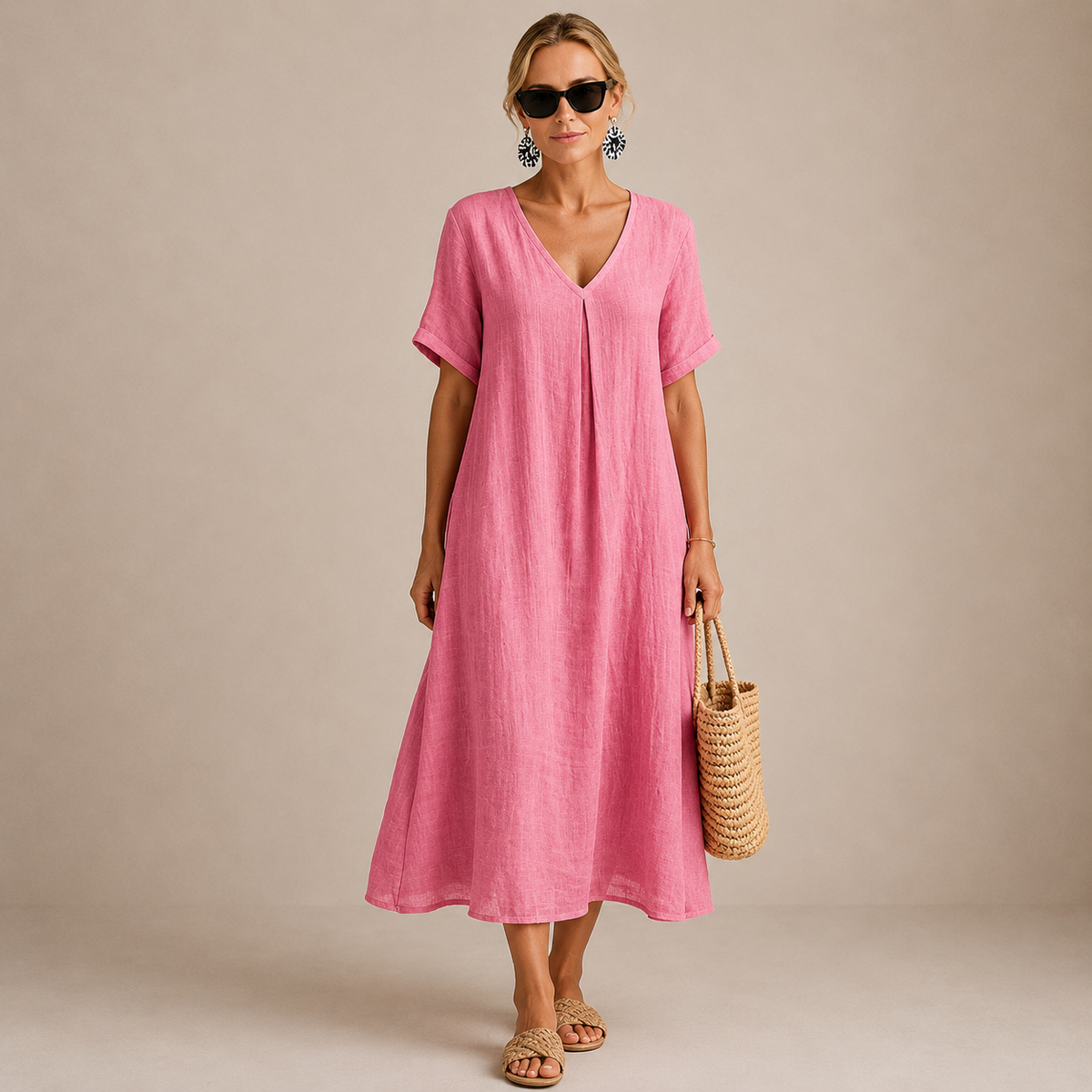 Carolina | Zwiewna Sukienka Maxi
