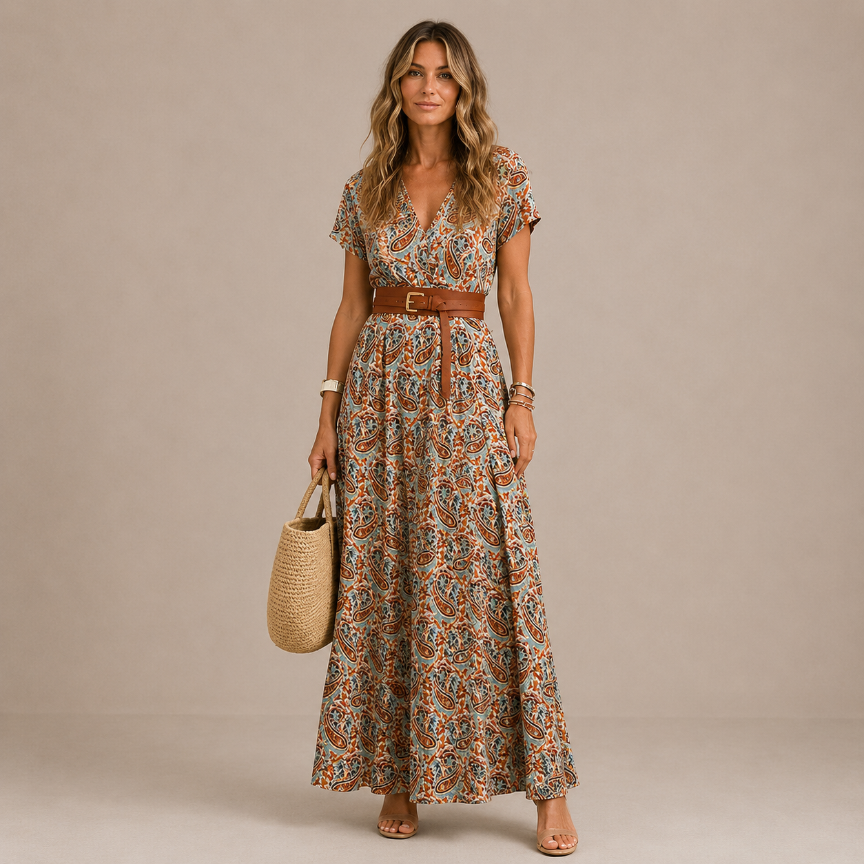 Sybella | Zwiewna Sukienka Maxi Boho