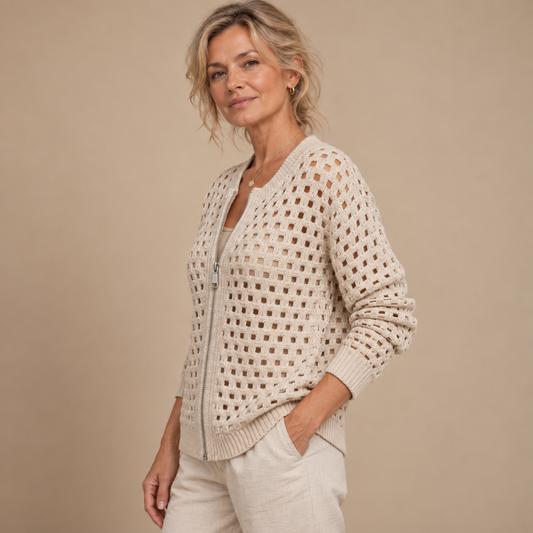 Constance | Elegancki Sweter Rozpinany