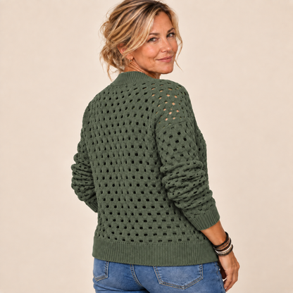 Constance | Elegancki Sweter Rozpinany