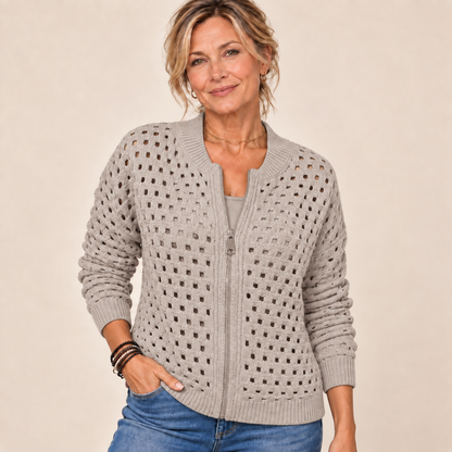 Constance | Elegancki Sweter Rozpinany