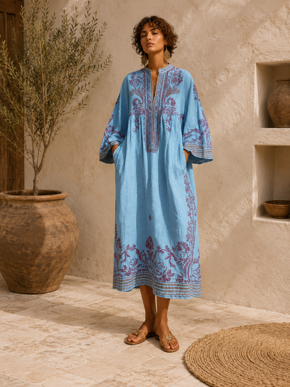 Dopasowana Sukienka Boho