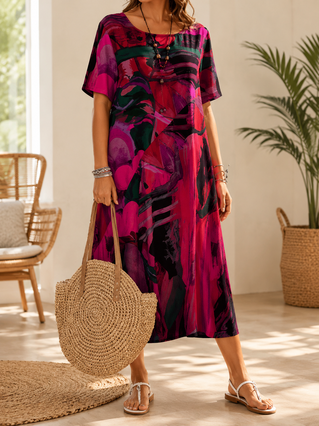 Elegancka Sukienka Midi