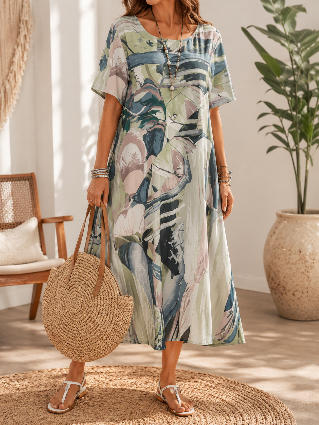 Elegancka Sukienka Midi