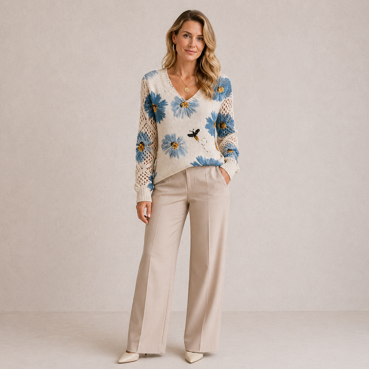 Dopasowany Sweter