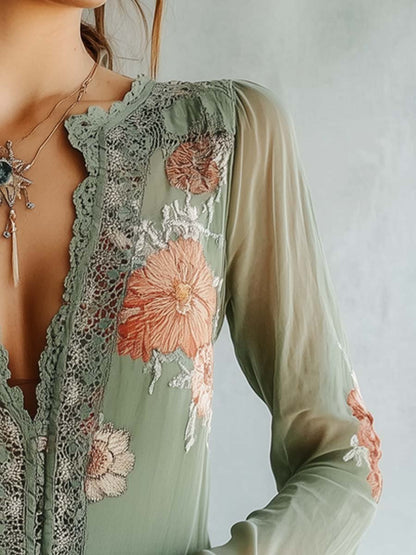 Dopasowana Bluzka Boho