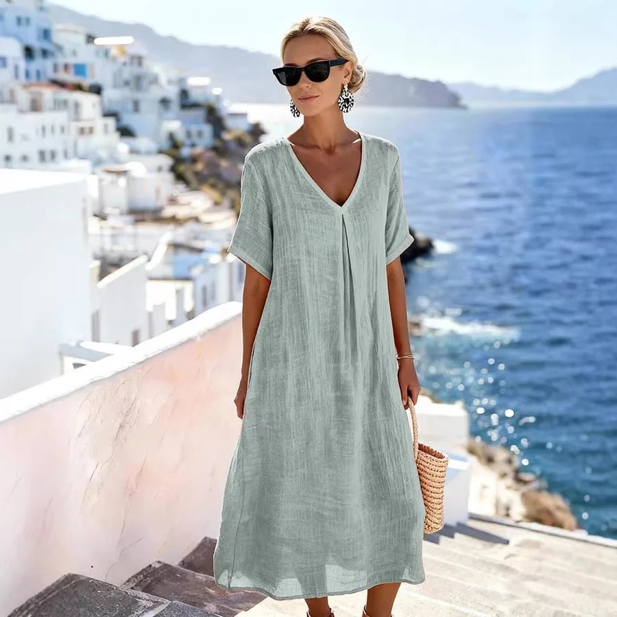 Carolina | Zwiewna Sukienka Maxi