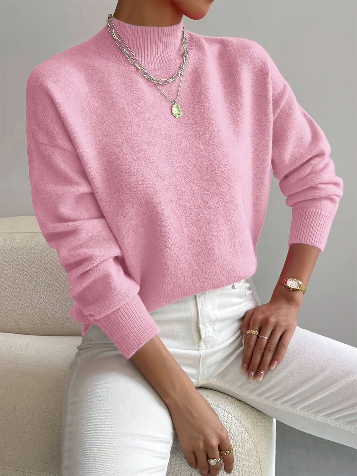 Seraphine | Sweter z Golfem
